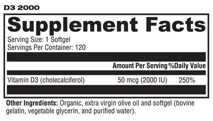 Vitamin D3 2000