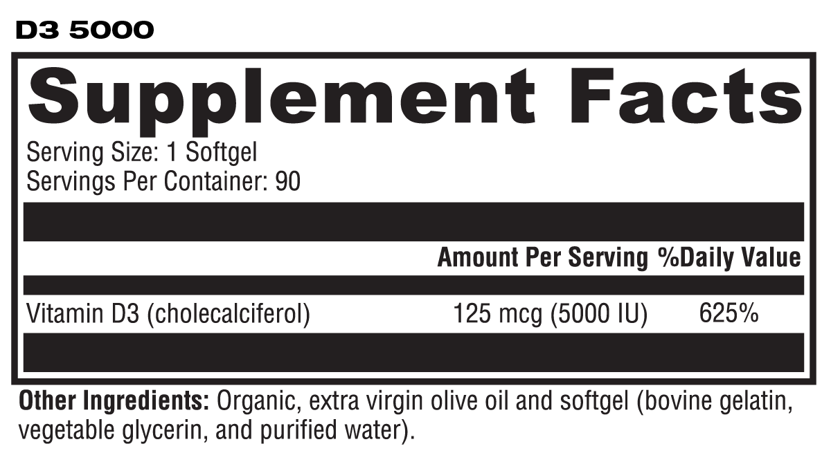 Vitamin D3 5000